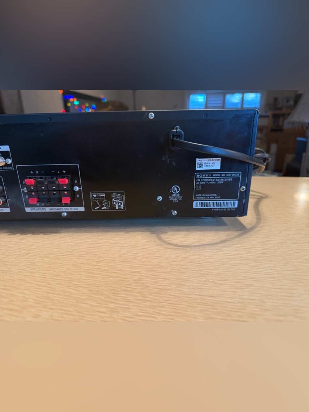SONY STR-DH130 FM/AM Stereo Receiver VERY NICE Serviced 90WPC🎶 - Picture 8 of 8
